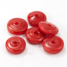 8mm Red Rondelle (Strand) #3223-General Bead