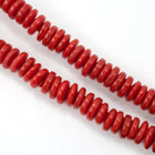 8mm Red Rondelle (Strand) #3223-General Bead