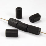 12mm Matte Black Cylinder (4 Pcs) #3231-General Bead