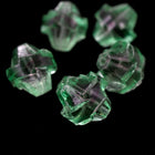 10mm Light Emerald/Amethyst Swirl Turbine Bead (3 Pcs) #3258-General Bead