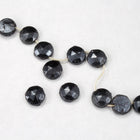 6mm Gunmetal Glass Nailhead (25 Pcs) #3268-General Bead