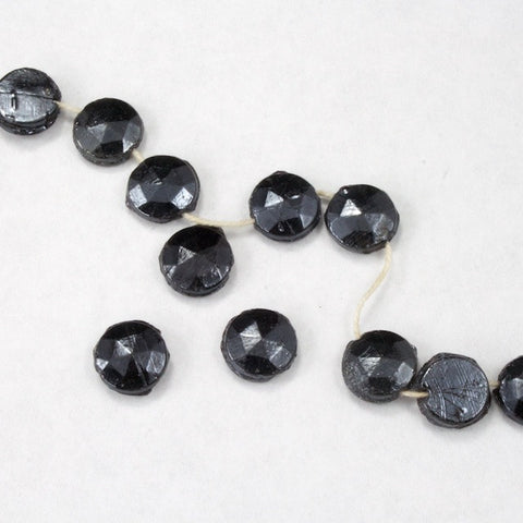 6mm Gunmetal Glass Nailhead (25 Pcs) #3268-General Bead