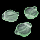 12mm Matte Peridot Petal Leaf (6 Pcs) #3282-General Bead