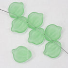 12mm Matte Peridot Petal Leaf (6 Pcs) #3282-General Bead