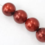 16mm Cranberry Pearl-General Bead