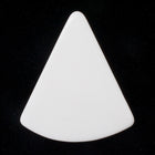 40mm White Wedge Blank (2 Pcs) #3292-General Bead