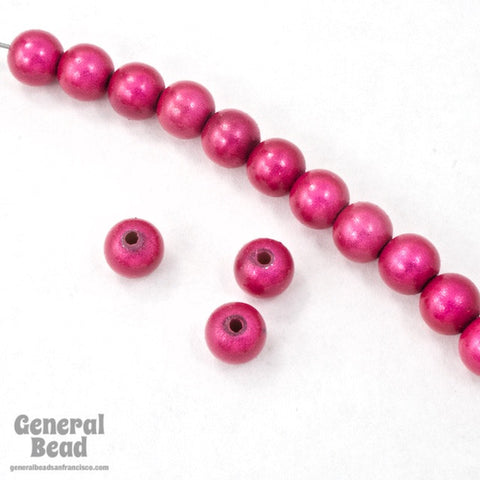 30 9mm Vintage Lucite Round Pink Beads Loose Beads by Smileyboy | Michaels
