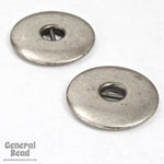 20mm Pewter Button-General Bead