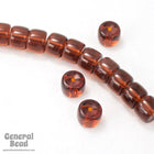 9mm Dark Goldenrod Drum Bead (10 Pcs) #3350-General Bead