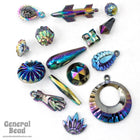 Plastic Oil Slick Mix 1 Oz.-General Bead