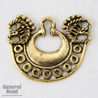 25mm Antique Gold Ethnic Hoop-General Bead
