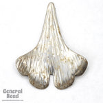 35mm Steel Gingko Leaf-General Bead