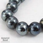 8mm Black Luster Bead (50 Pcs) #3429-General Bead