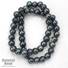 8mm Black Luster Bead (50 Pcs) #3429-General Bead