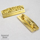 40mm Gold Tone Decorative Bar Pin-General Bead