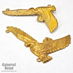 55mm Raw Brass Egyptian Vulture #3443-General Bead