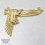 55mm Gold Tone Egyptian Vulture #3447-General Bead