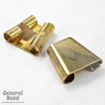 14mm Gold Tone Bolo Slide (2 Pcs) #3468-General Bead