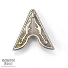 28mm Antique Silver Western Collar Point (2 Pcs) #3471-General Bead