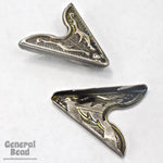 28mm Antique Silver Western Collar Point (2 Pcs) #3471-General Bead
