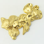 38mm Gold Pan with Pipe #348C-General Bead