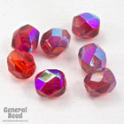 5mm Siam AB Fire Polished Bead-General Bead