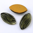 15mm x 30mm Swirled Grey Navette #XS13-G-General Bead