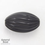 12mm x 20mm Fluted Oval Lucite Bead (4 Pcs) #3613-General Bead