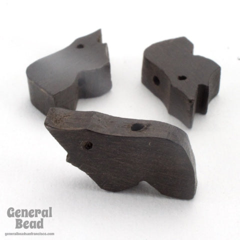 9mm x 20mm Carved Wood Animal Bead-General Bead