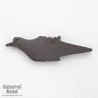 12mm x 33mm Carved Wood Long Tail Bird Bead-General Bead