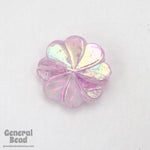 10mm Light Rose AB Pinwheel Flower (12 Pcs) #3625-General Bead