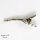 1 1/4" Silver Tone Alligator Clip (12 Pcs) #3643-General Bead