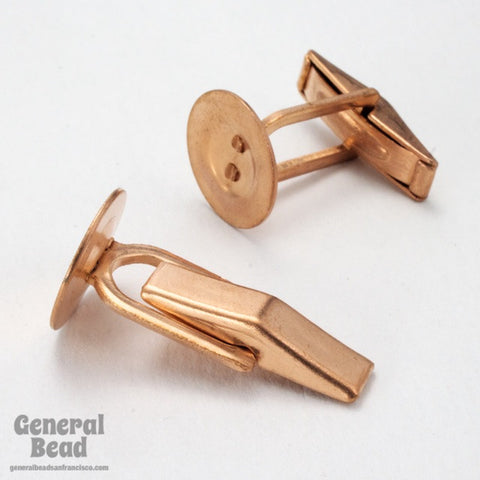 13mm Copper Cuff Link Finding-General Bead