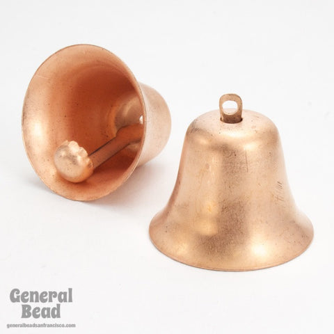 25mm Copper "Liberty" Style Bell (2 Pcs) #3669-General Bead