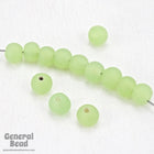 6mm Matte Peridot Bead (25 Pcs) #3699-General Bead