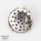 16mm Silver Tone Beadable Ear Clip (6 Pcs) #3716-General Bead