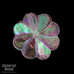 10mm Crystal AB Pinwheel Flower (12 Pcs) #3722-General Bead