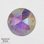 23mm Light Amethyst AB Faceted Sew-on Cabochon-General Bead