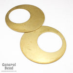55mm Raw Brass Hoop #3741-General Bead