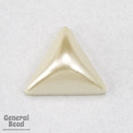 14mm Cream Pearl Triangle Cabochon-General Bead