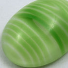 Vintage 13mm x 18mm Green Swirl Oval Cabochon XS19-A-1