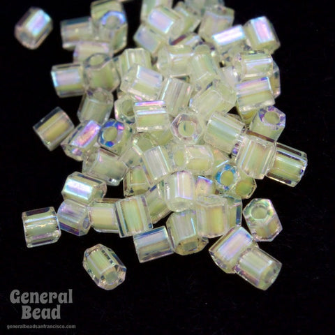 11/0 Transparent Light Yellow AB Hex Seed Bead-General Bead