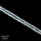 8/0 Transparent Aqua AB Hex Seed Bead (40 gm) #3808-General Bead