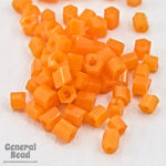 11/0 Opaque Orange Hex Seed Bead-General Bead