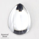 18mm x 25mm Crystal Teardrop Cabochon (2 Pcs) #3844-General Bead