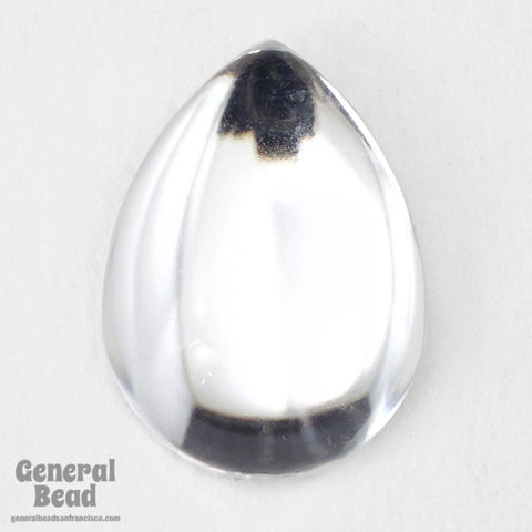 18mm x 25mm Crystal Teardrop Cabochon (2 Pcs) #3844-General Bead
