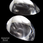 18mm x 25mm Crystal Teardrop Cabochon (2 Pcs) #3844-General Bead