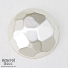 25mm White Pearl Faceted Round Cabochon-General Bead