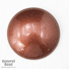 23mm Metallic Brown Cabochon-General Bead