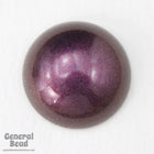 18mm Metallic Purple Cabochon-General Bead